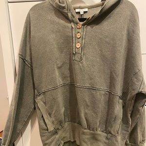 WHITE BIRCH GREEN HOODIE